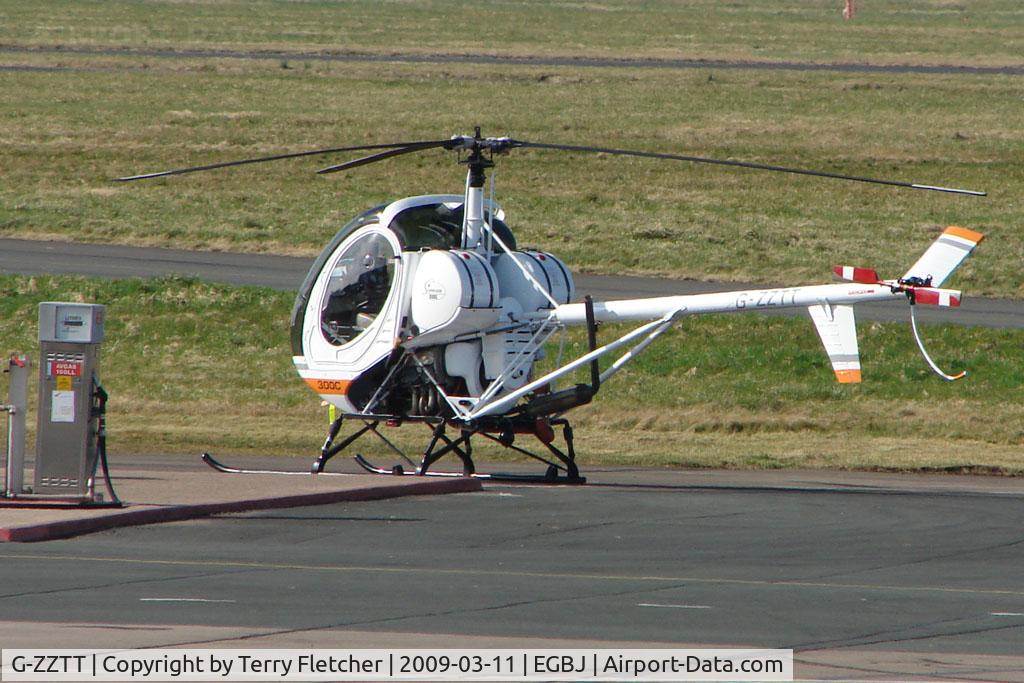 G-ZZTT, 2005 Schweizer 269C C/N S-1884, Hughes 300C at the Gloucestershire Airport Fuel pump