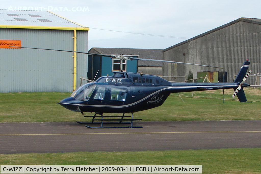 G-WIZZ, 1977 Agusta AB-206B JetRanger II C/N 8540, Bell 206B at Gloucestershire Airport