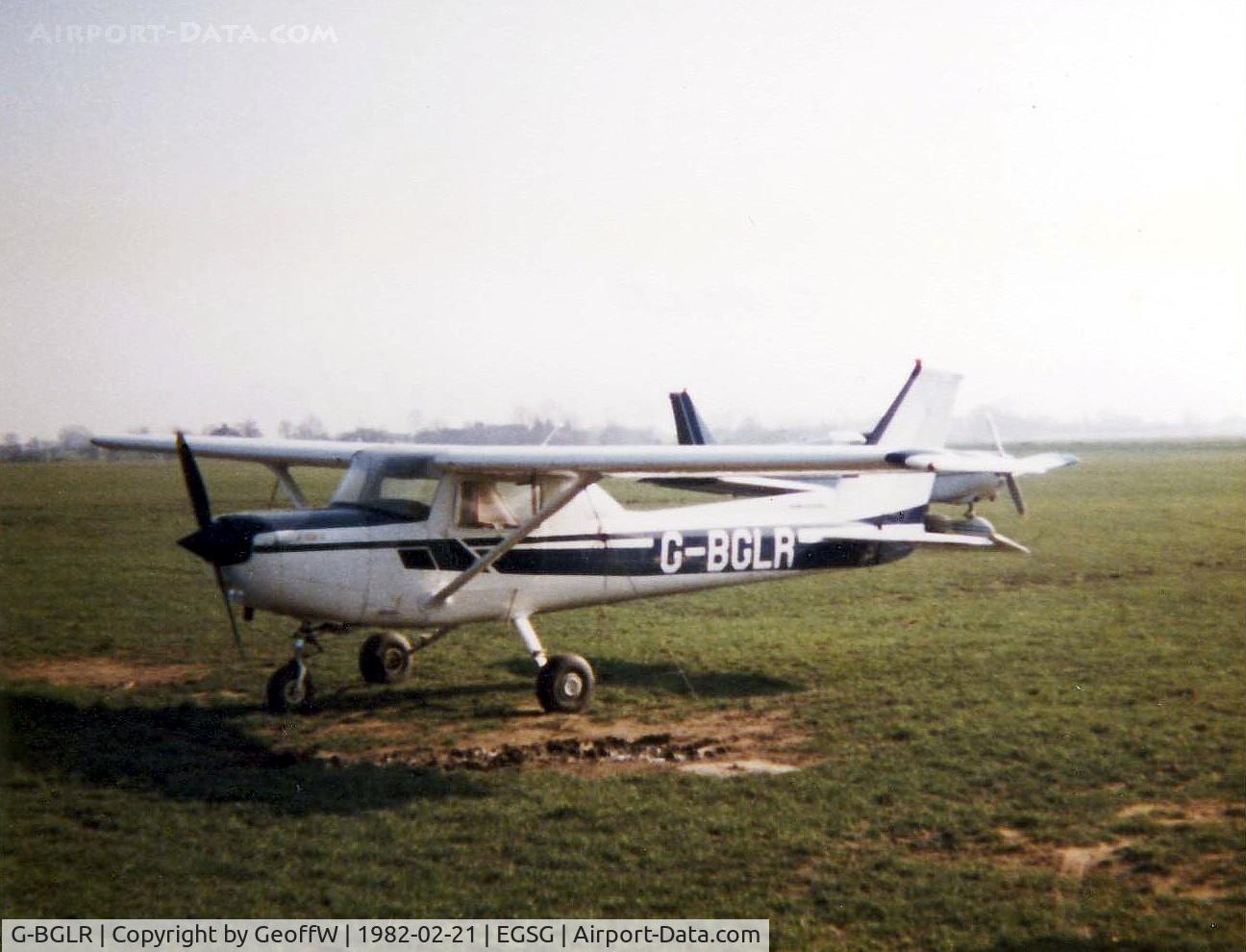 G-BGLR, 1979 Reims F152 C/N 1663, Cessna F152 G-BGLR was a recent addition to the Stapleford Flying Club fleet 21.2.82