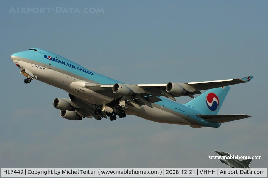 HL7449, 2000 Boeing 747-4B5F/SCD C/N 26411, Korean Air Cargo
