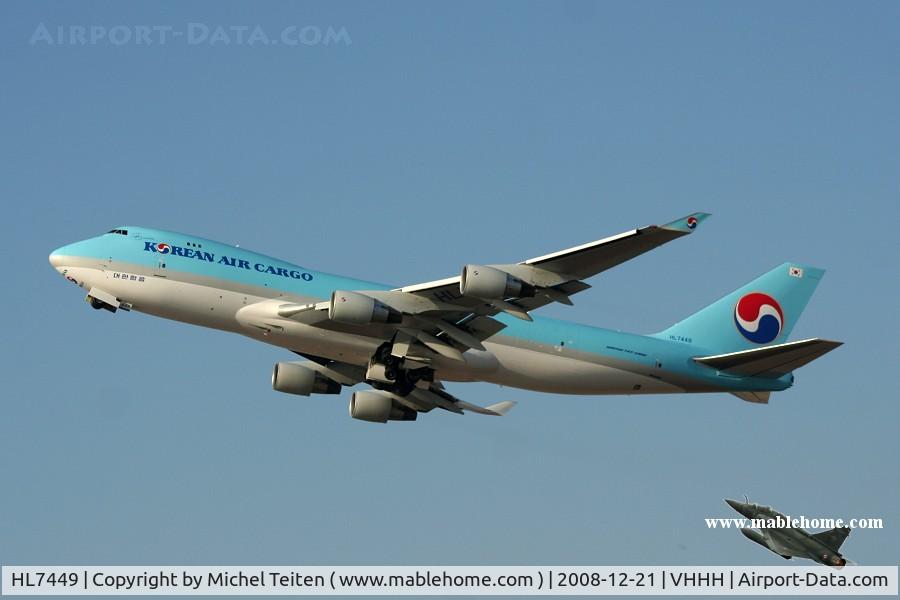 HL7449, 2000 Boeing 747-4B5F/SCD C/N 26411, Korean Air Cargo