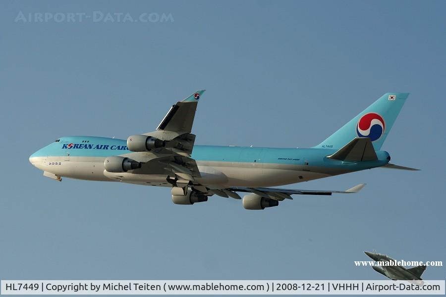 HL7449, 2000 Boeing 747-4B5F/SCD C/N 26411, Korean Air Cargo