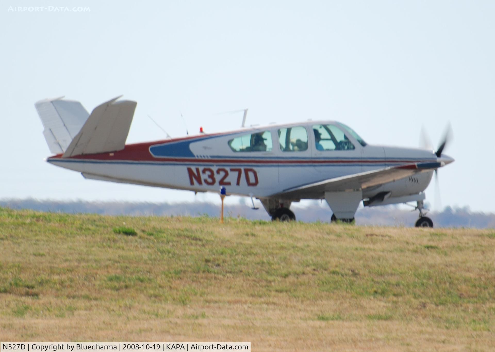 N327D, 1965 Beech S35 Bonanza C/N D-7801, Taxi to 17L.