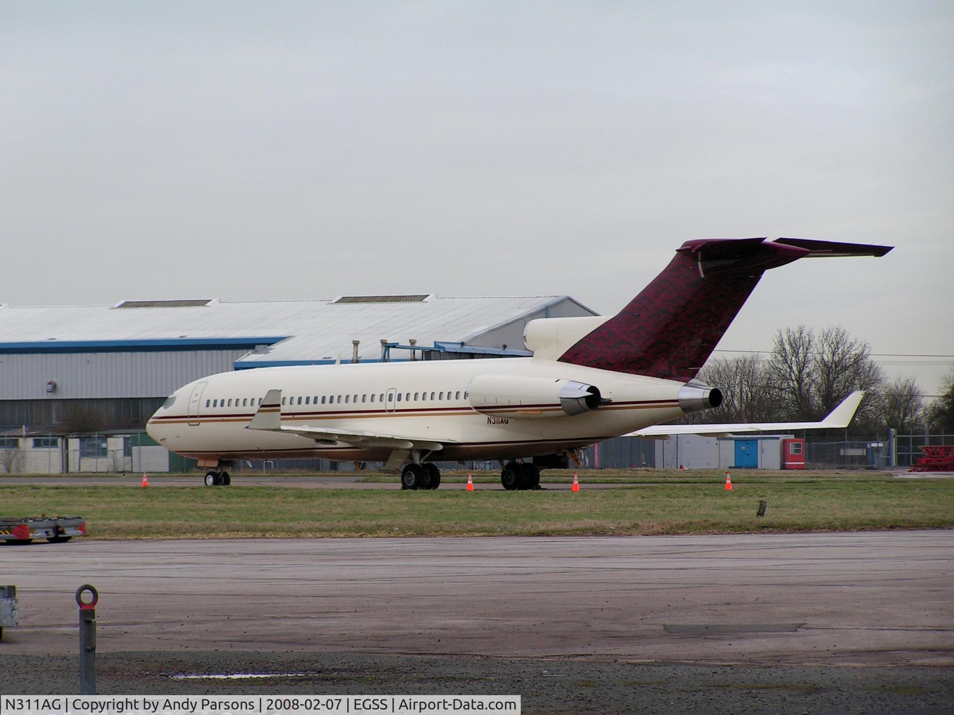 N311AG, 1971 Boeing 727-17 C/N 20512, N311AG At Stanstead