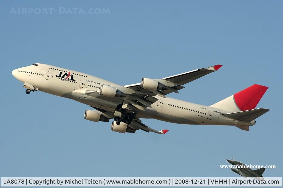 JA8078, 1990 Boeing 747-446 C/N 24870, Japan Airlines