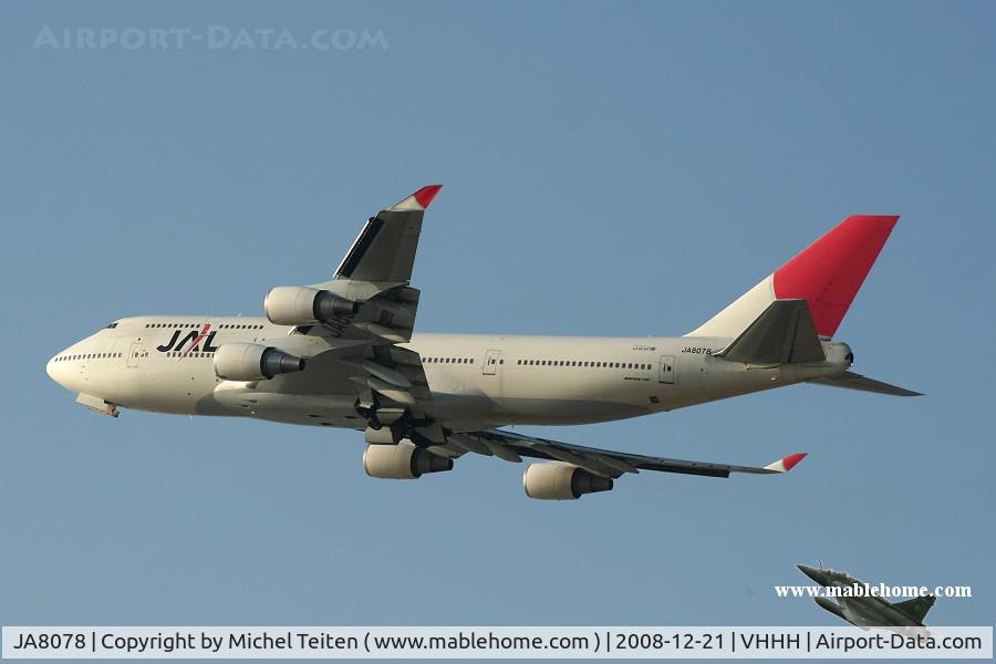 JA8078, 1990 Boeing 747-446 C/N 24870, Japan Airlines