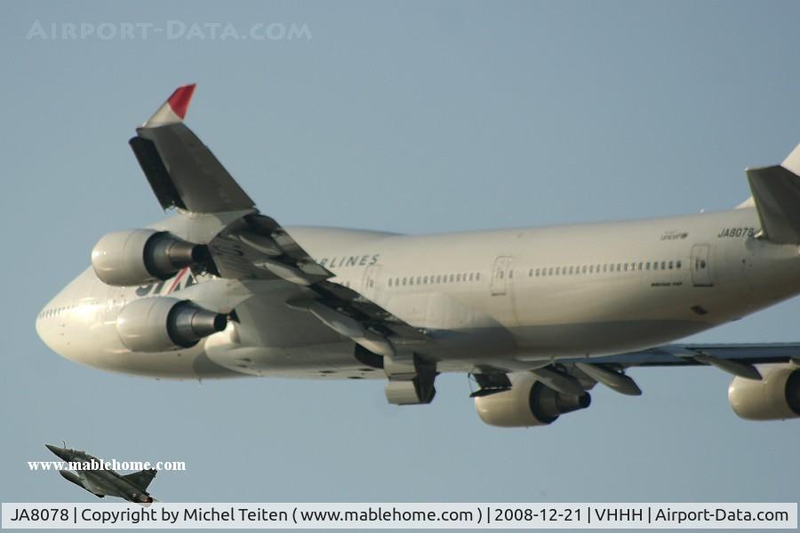 JA8078, 1990 Boeing 747-446 C/N 24870, Japan Airlines