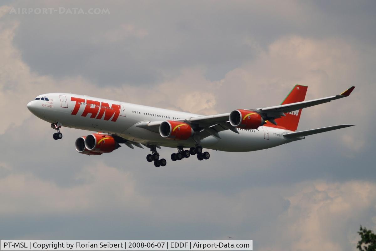 PT-MSL, 2003 Airbus A340-541 C/N 464, Ex Air Canada Aircraft