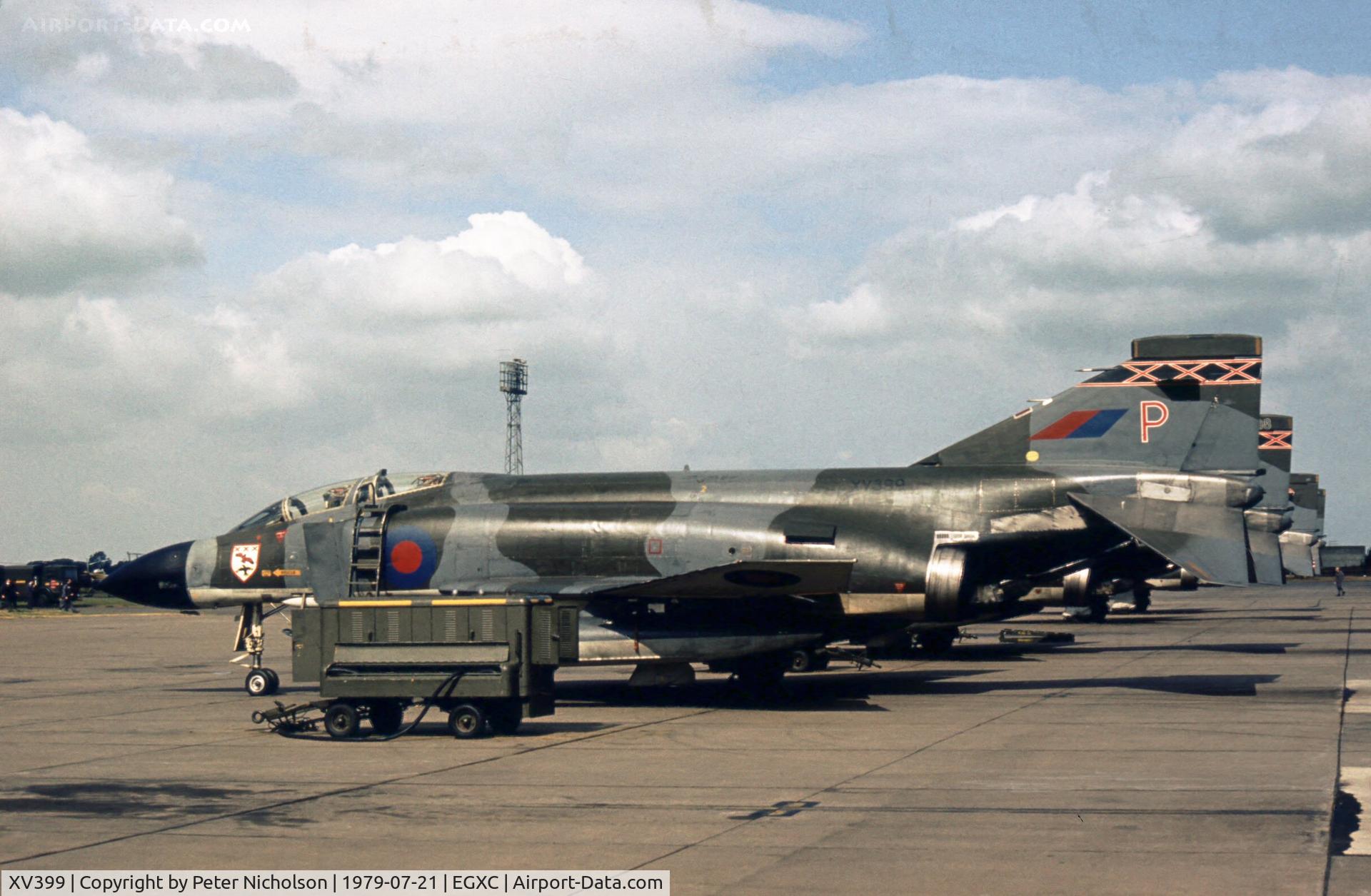 XV399, 1968 McDonnell Douglas Phantom FGR2 C/N 9229/2869, Phantom FGR.2 of 29 Squadron on the flight-line at the 1979 Coningsby Open Day.