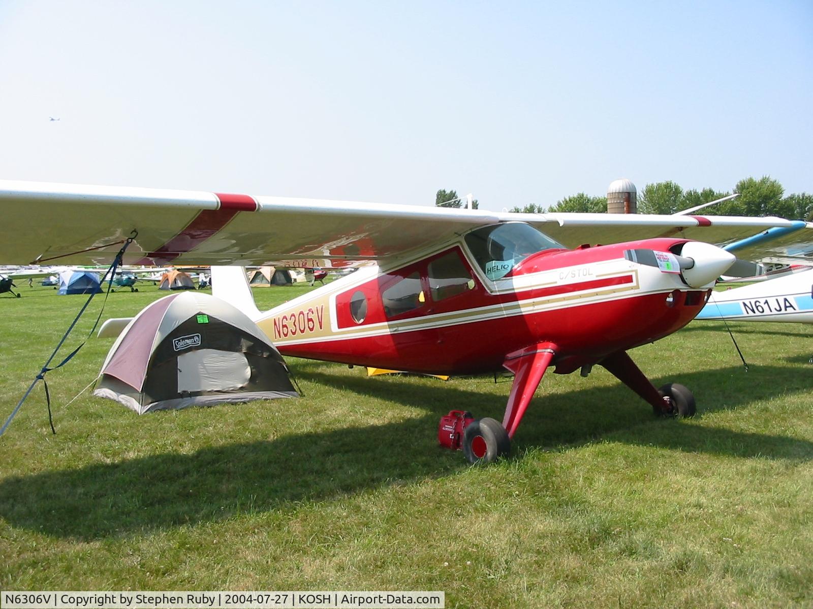 N6306V, 1966 Helio H-250 Courier C/N 2526, Helio H-250 #2526 at EAA AirVenture 2004