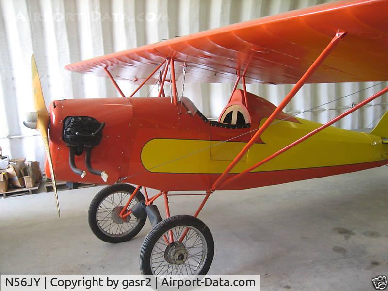 N56JY, 1990 Heath LNB-4 Parasol C/N 001, jim young was airline pilot and collector.