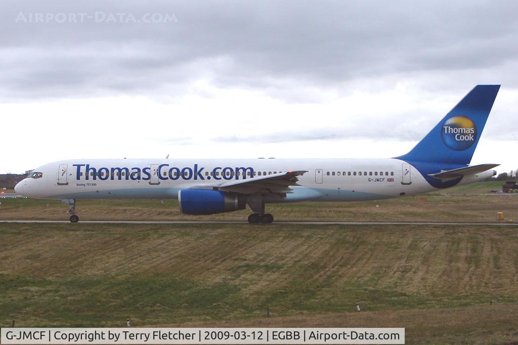 G-JMCF, 1989 Boeing 757-28A C/N 24369, Thos Cook B757 at BHX