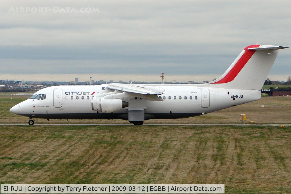 EI-RJU, 2000 British Aerospace Avro 146-RJ85A C/N E2367, Cityjet BAE 146 at BHX