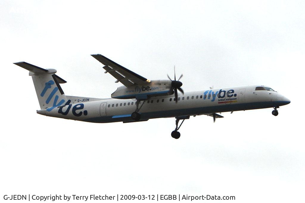 G-JEDN, 2003 De Havilland Canada DHC-8-402Q Dash 8 C/N 4078, FlyBE Dash8 at BHX
