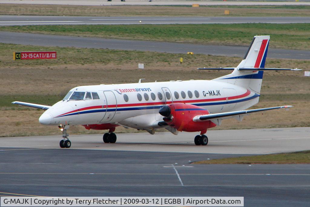 G-MAJK, 1995 British Aerospace Jetstream 41 C/N 41070, Eastern Airlines BAE41 still in old colours at BHX