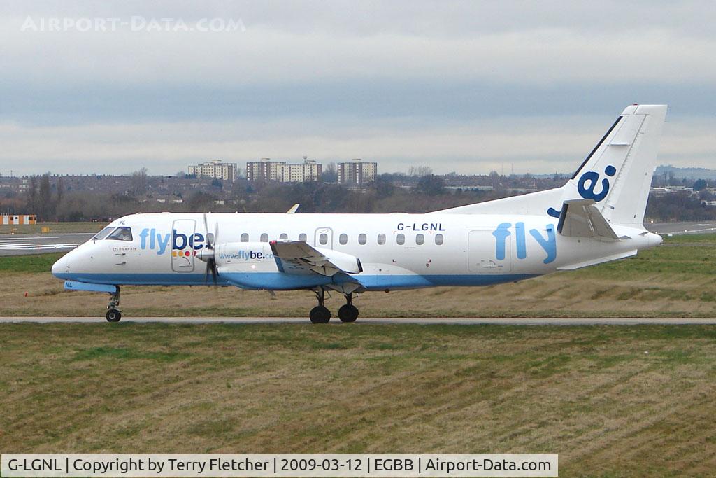 G-LGNL, 1991 Saab SF340B C/N 340B-246, Loganair SF340 operating for Flybe into BHX to / from Dundee