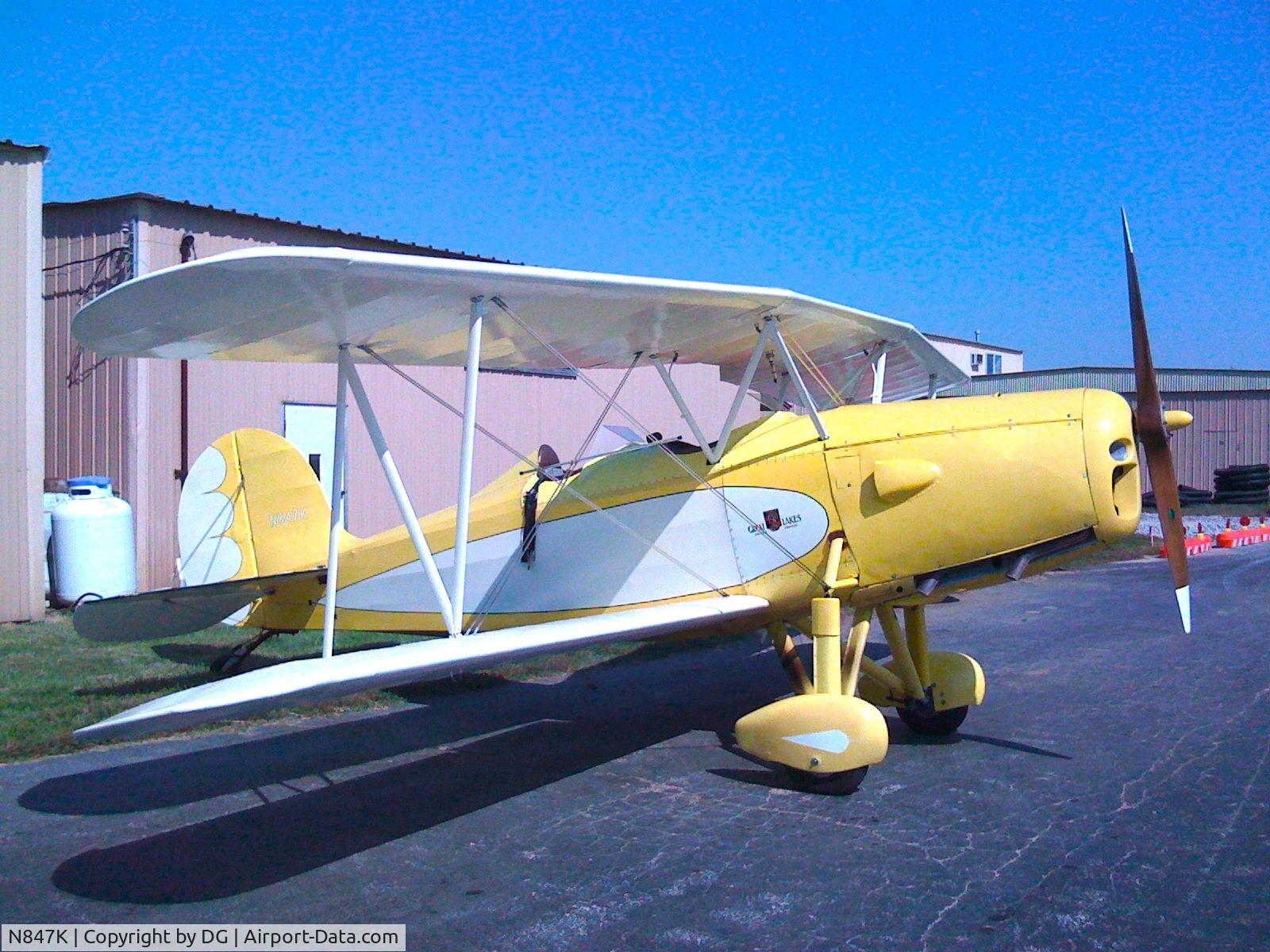 N847K, 1983 Great Lakes 2T-1A Sport Trainer C/N 1, N847K