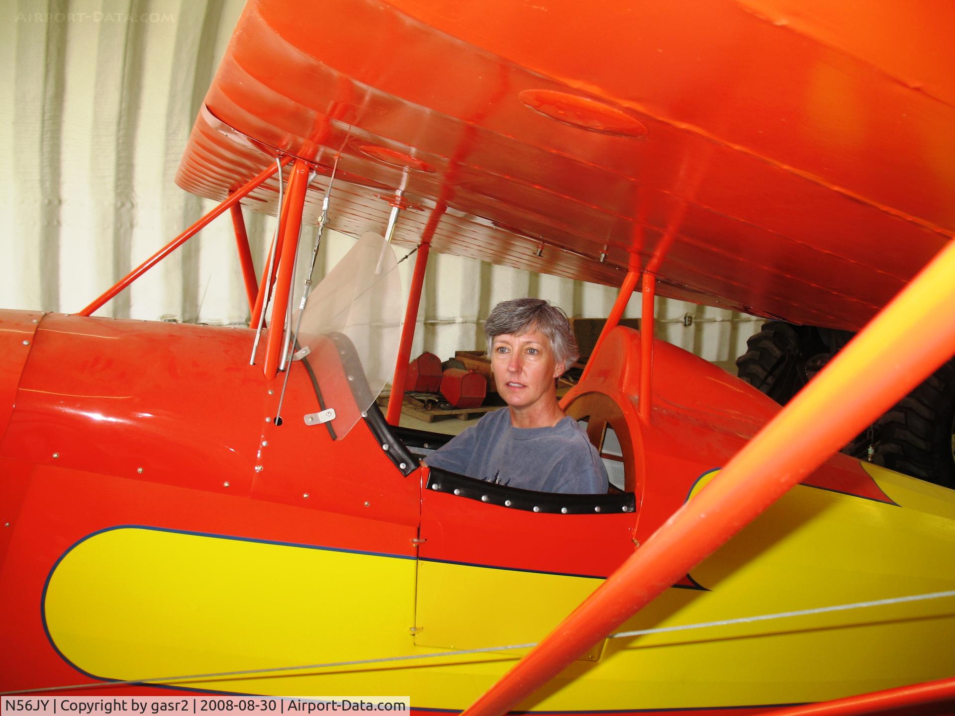 N56JY, 1990 Heath LNB-4 Parasol C/N 001, janne ackerman,pilot, exec, mom,gmom.