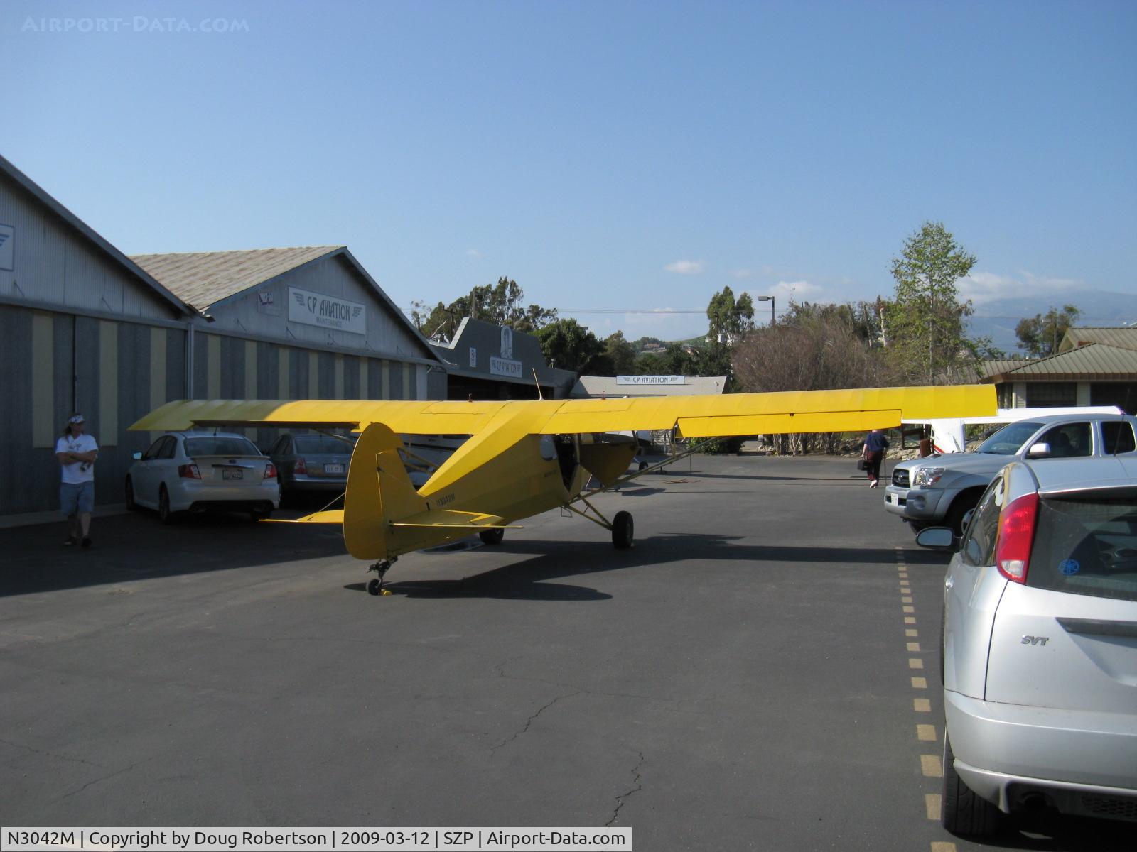 N3042M, 1947 Piper PA-12 Super Cruiser C/N 12-1734, 1947 Piper PA-12 SUPER CRUISER, Lycoming O-360 180 Hp upgrade (field approval), operated unclowled, wing Micro vortex generators
