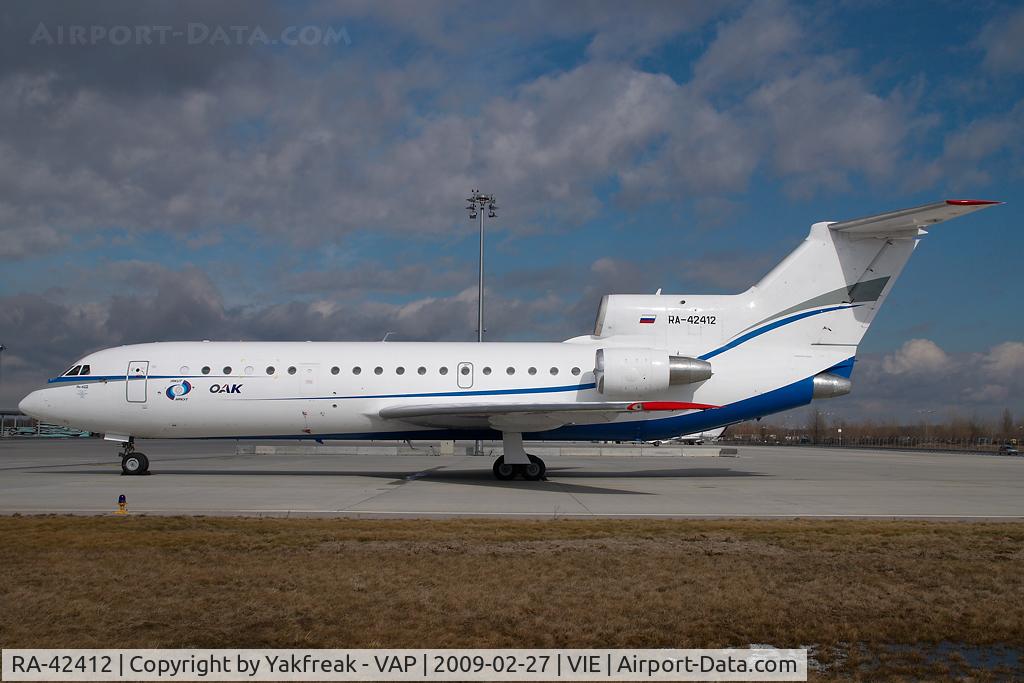 RA-42412, Yakovlev Yak-42D C/N 4520422219055, Yakovlev 42
