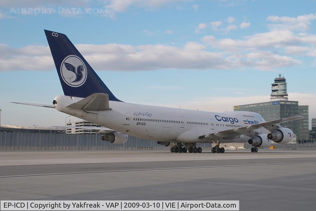 EP-ICD, 1988 Boeing 747-21AC C/N 24134, Iran Air Boeing 747-200