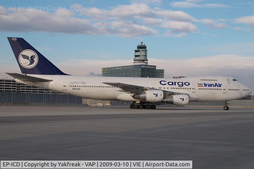 EP-ICD, 1988 Boeing 747-21AC C/N 24134, Iran Air Boeing 747-200