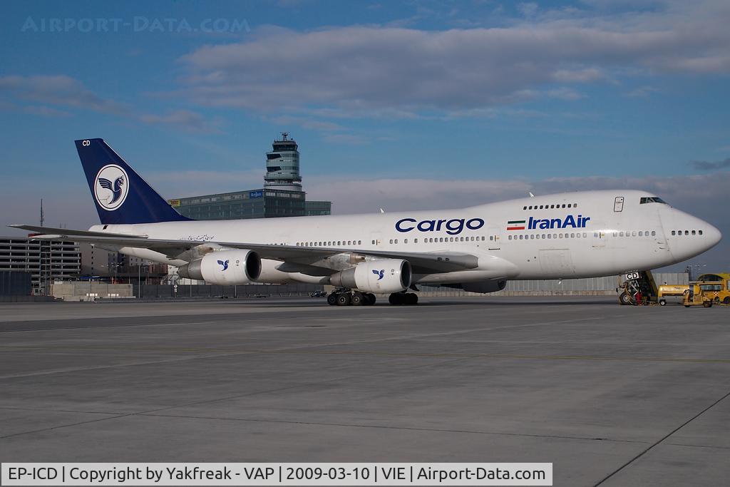 EP-ICD, 1988 Boeing 747-21AC C/N 24134, Iran Air Boeing 747-200