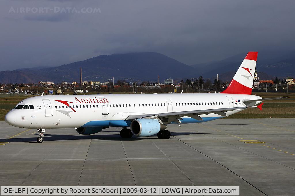OE-LBF, 2001 Airbus A321-211 C/N 1458, 