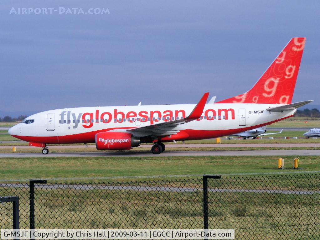 G-MSJF, 2007 Boeing 737-7Q8 C/N 30710, Flyglobespan