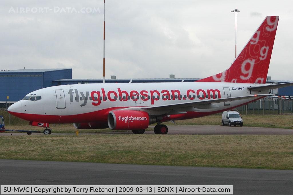 SU-MWC, 1999 Boeing 737-683 C/N 28303, still in Globespan colours but with Egyptian registration ex G-CDKT