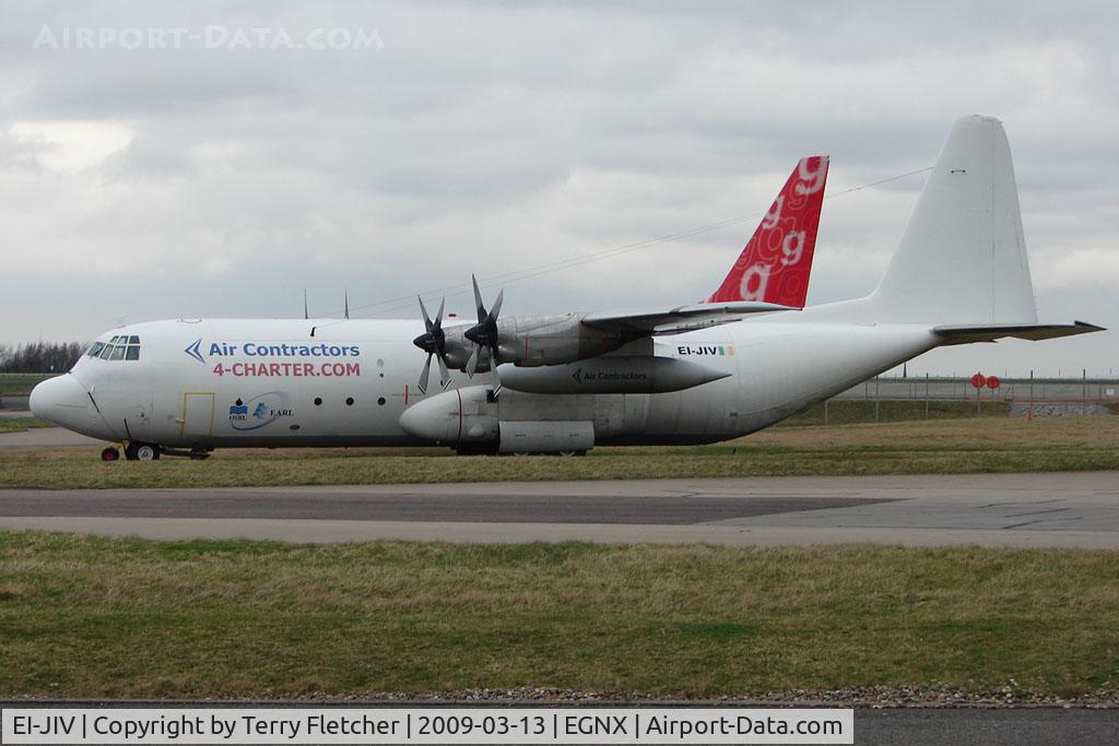 EI-JIV, 1976 Lockheed L-100-30 Hercules (L-382G) C/N 382-4673, Air Contractors L100-30 at East Midlands