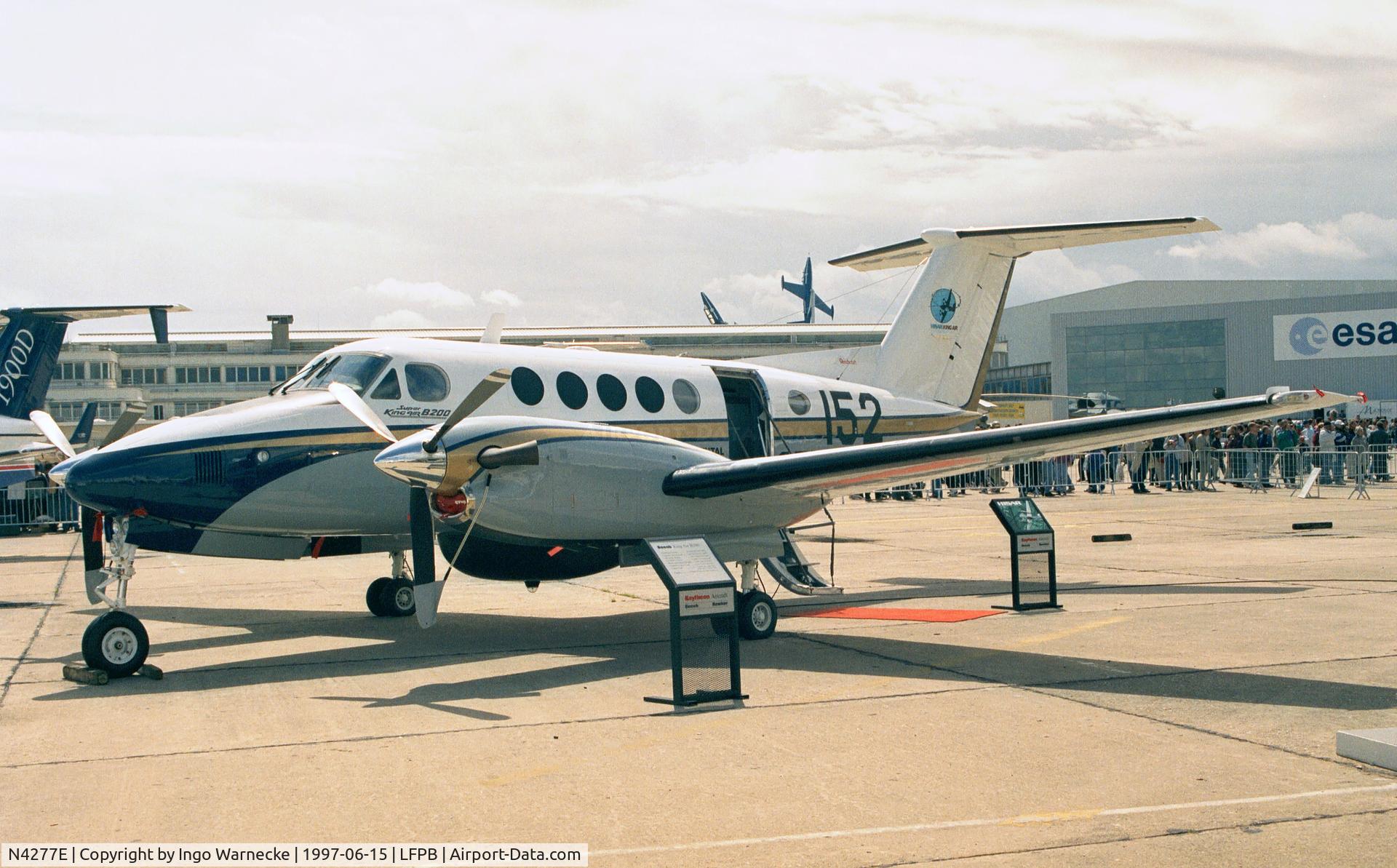 N4277E, 1988 Beech B200 King Air C/N BB-1314, Beechcraft B200 King Air at the Aerosalon Paris 1997