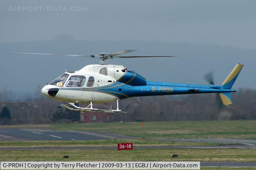 G-PRDH, 1987 Aerospatiale AS-355F-2 Ecureuil 2 C/N 5367, AS355F2 at Staverton