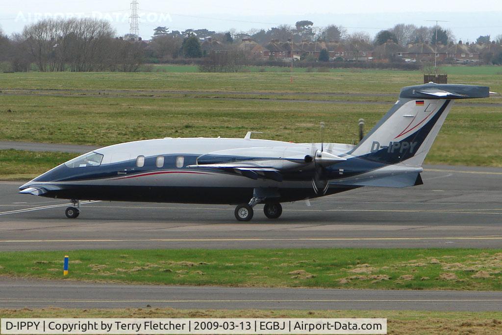 D-IPPY, 2008 Piaggio P-180 Avanti II C/N 1172, Piaggio P180 at Staverton