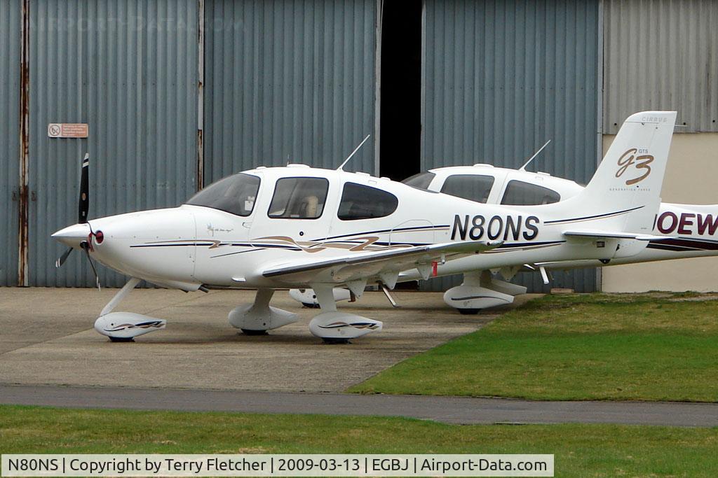 N80NS, 2007 Cirrus SR22 G3 GTS C/N 2839, Cirrus SR22 at Gloucestershire Airport