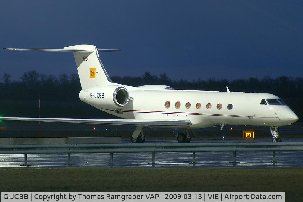G-JCBB, 2008 Gulfstream Aerospace GV-SP (G550) C/N 5186, JC Bamford Excavators Gulfstream 5