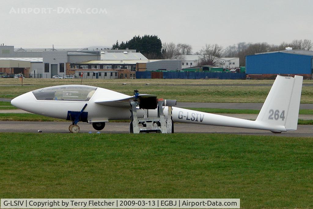 G-LSIV, 1981 Rolladen-Schneider LS-4 C/N 4189, Glider at Staverton