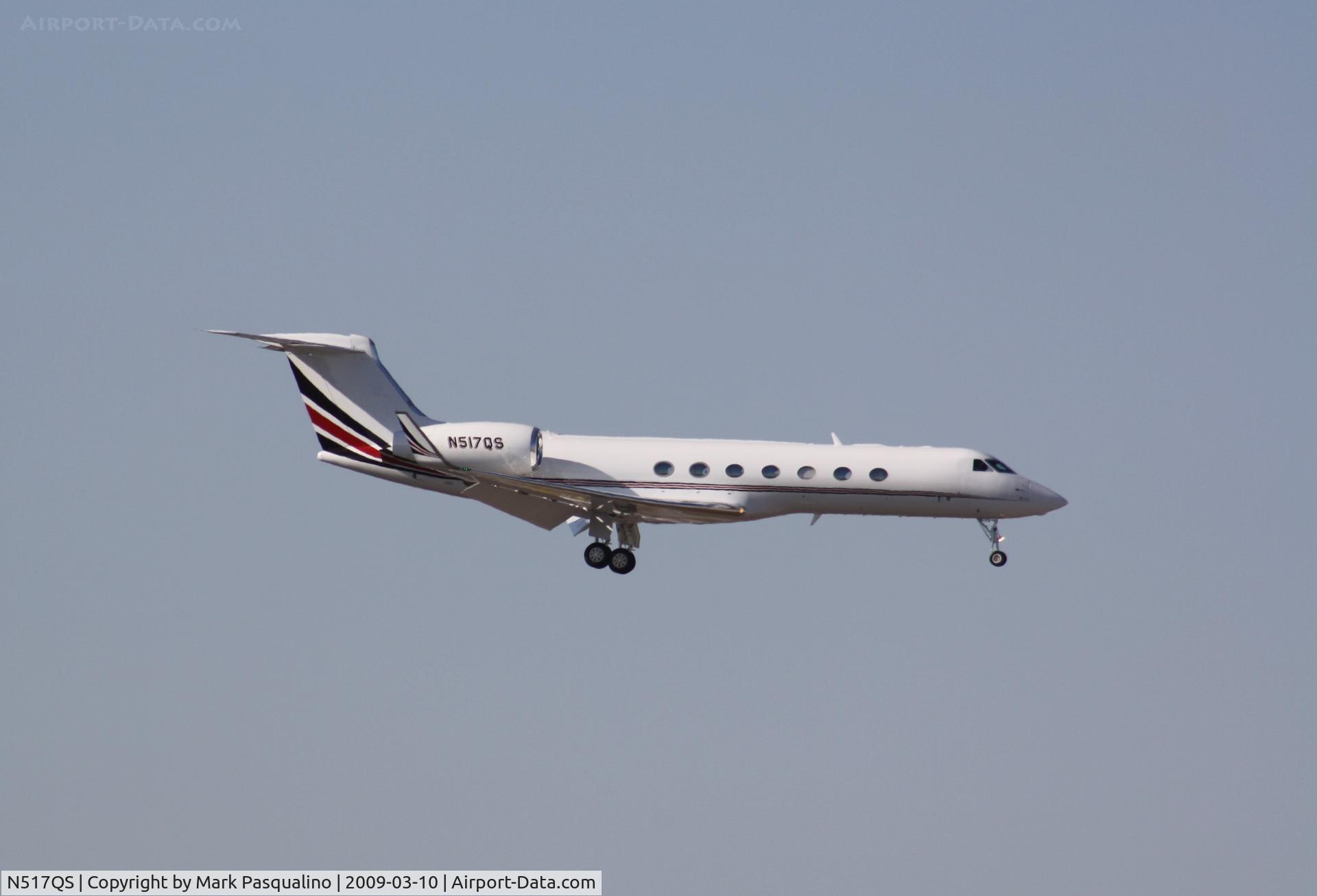 N517QS, 2008 Gulfstream Aerospace GV-SP (G550) C/N 5209, Gulfstream GV-SP
