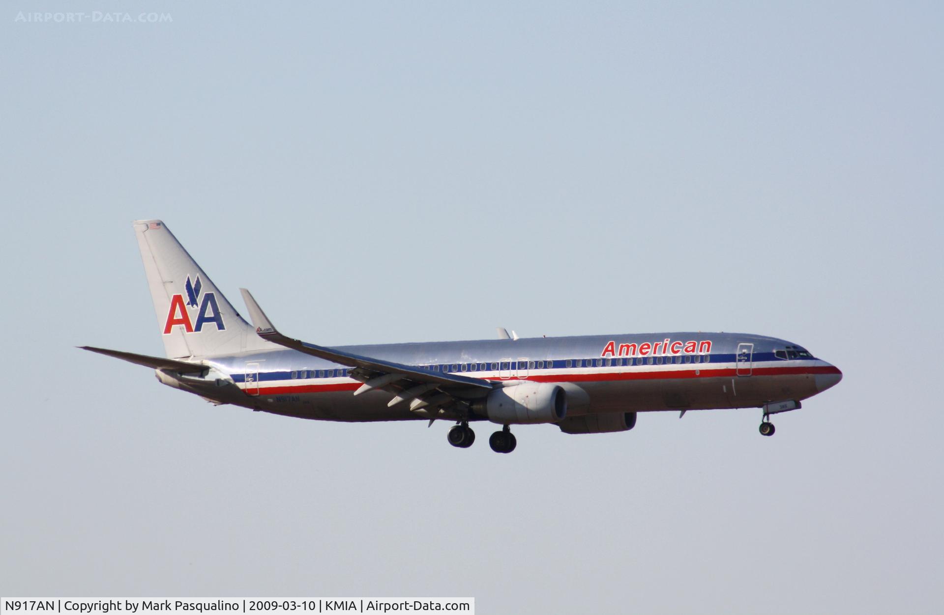 N917AN, 1999 Boeing 737-823 C/N 29518, Boeing 737-800