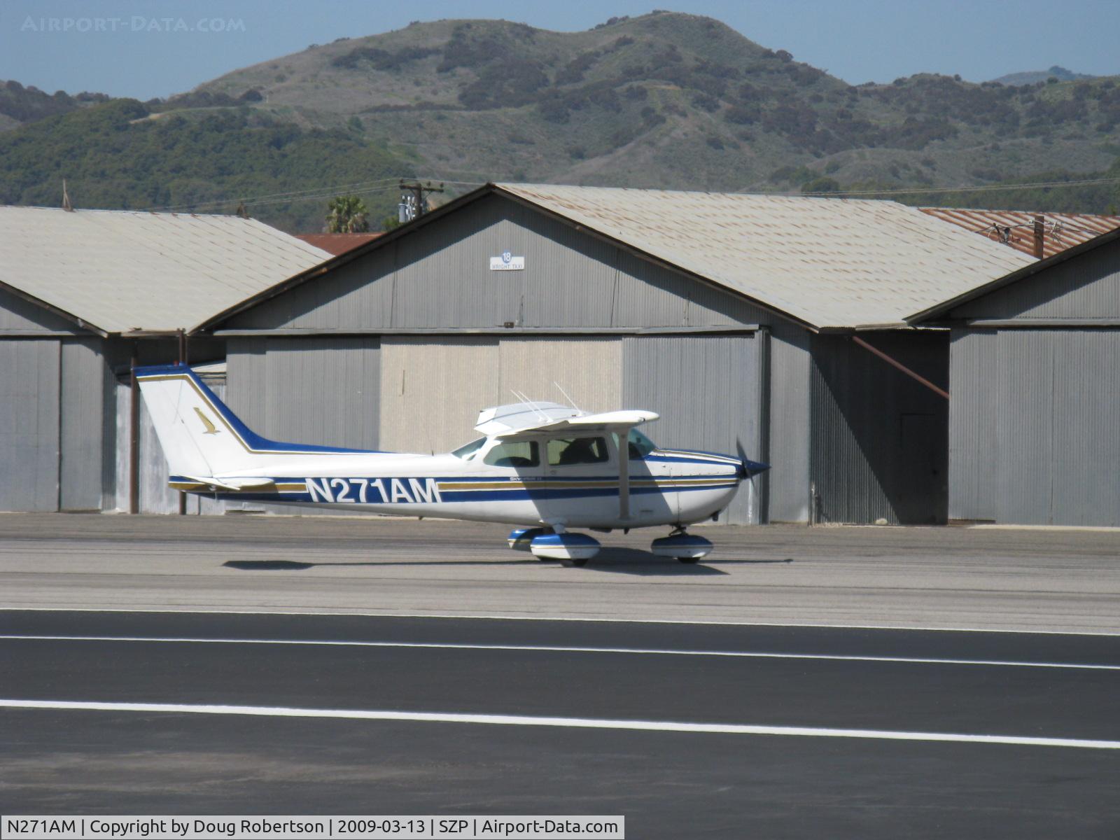 N271AM, 1973 Cessna 172M C/N 17262510, 1973 Cessna 172M, Lycoming O-320-E2D 150 Hp, taxi