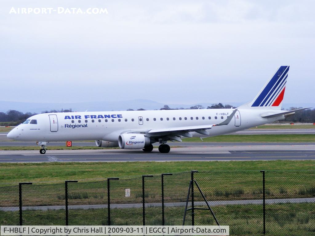 F-HBLF, 2008 Embraer 190AR (ERJ-190-100IGW) C/N 19000158, Air France operated by Regional