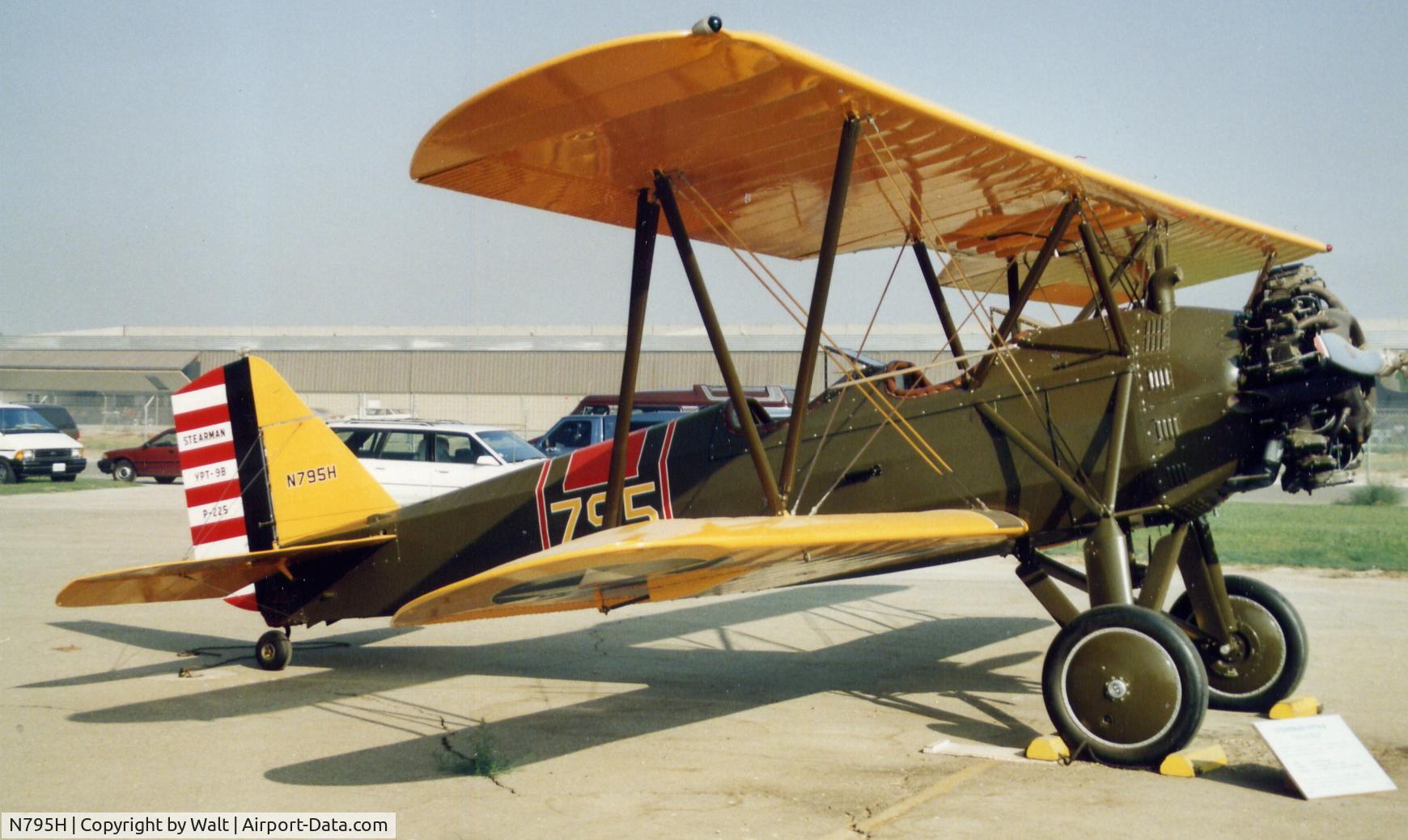 N795H, 1931 Stearman 6L Cloudboy C/N 6004, Taken at The Planes of fame Air Show