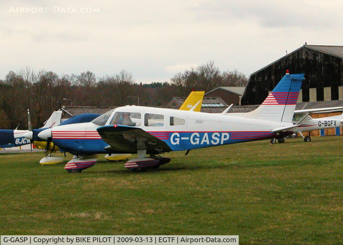 G-GASP, 1976 Piper PA-28-181 Cherokee Archer II C/N 28-7790013, STARTING TO TAXY TO RWY