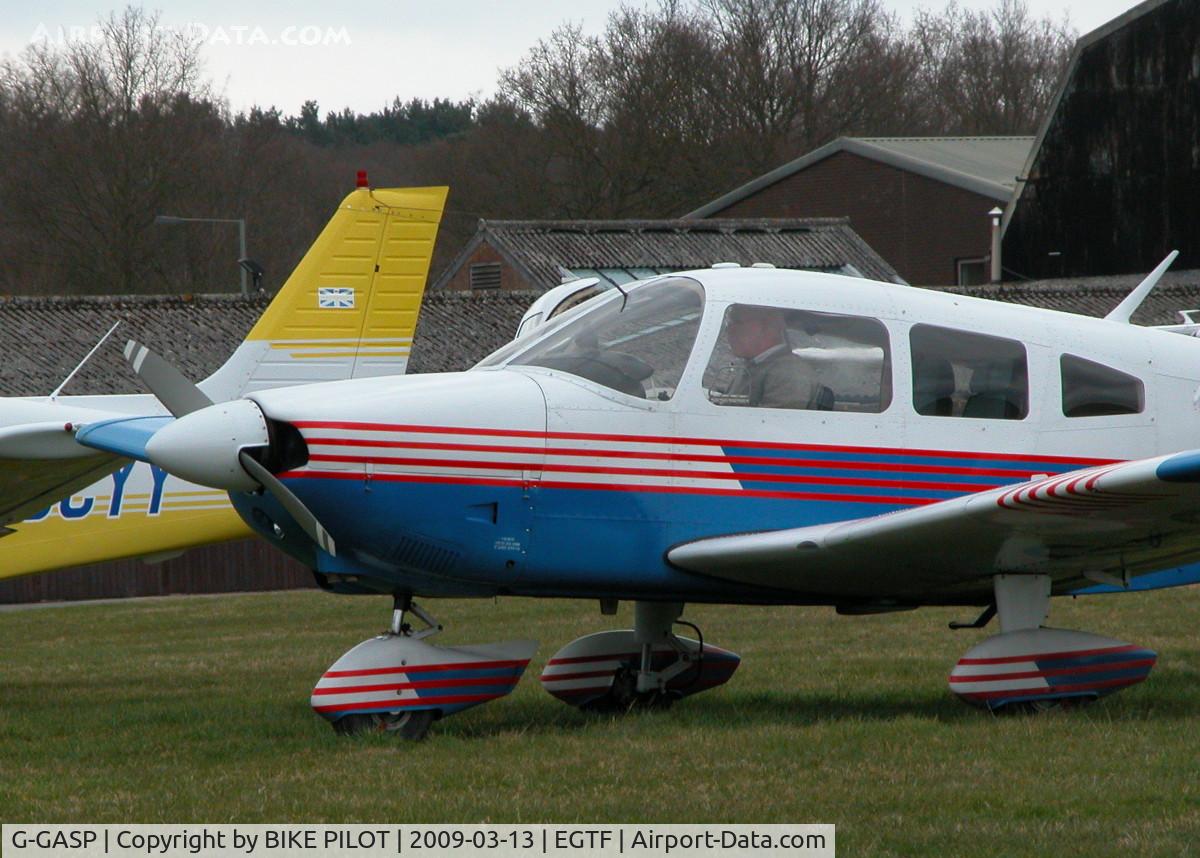 G-GASP, 1976 Piper PA-28-181 Cherokee Archer II C/N 28-7790013, JUST PROIR TO START UP
