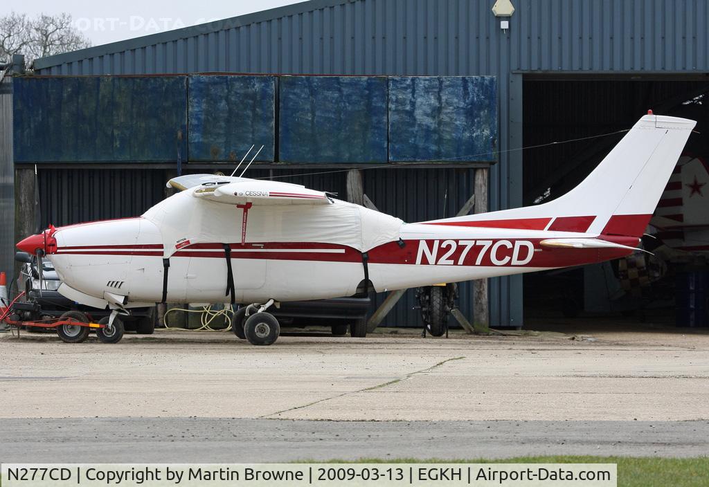 N277CD, 1972 Cessna 210L Centurion C/N 21059663, First time seen at EGKH