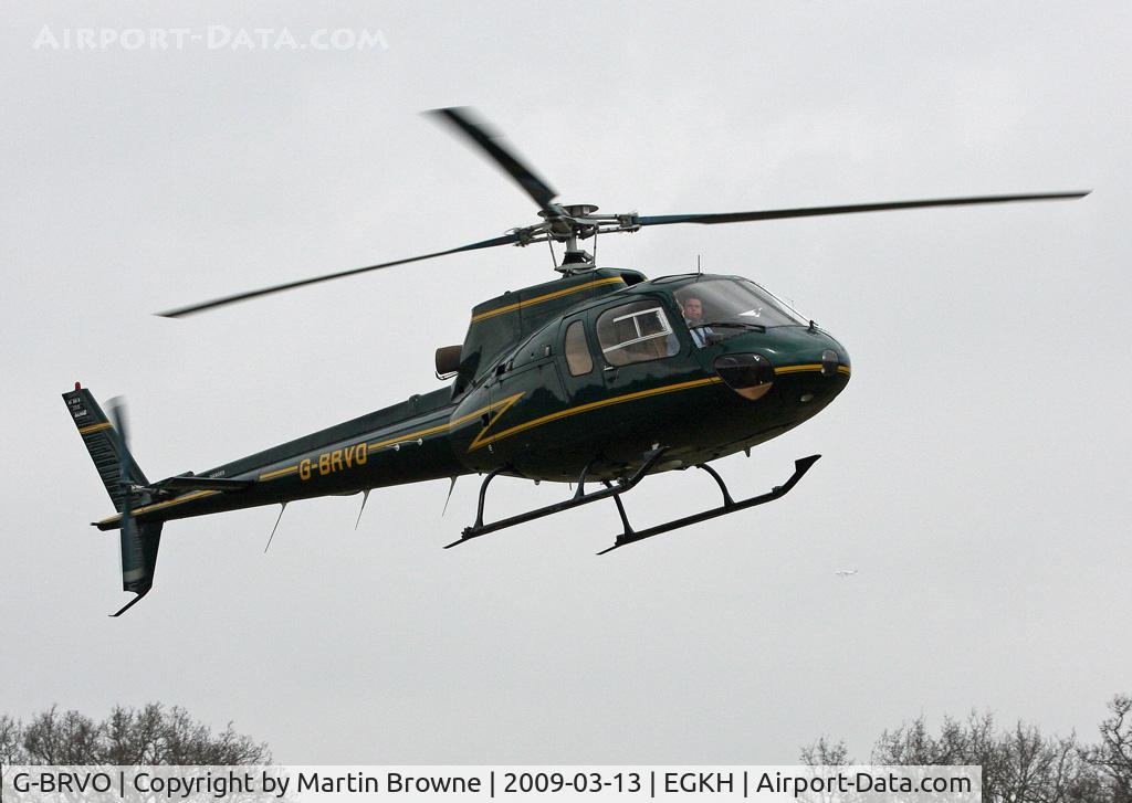 G-BRVO, 1990 Aerospatiale AS-350B Ecureuil C/N 2315, Visitor to EGKH.