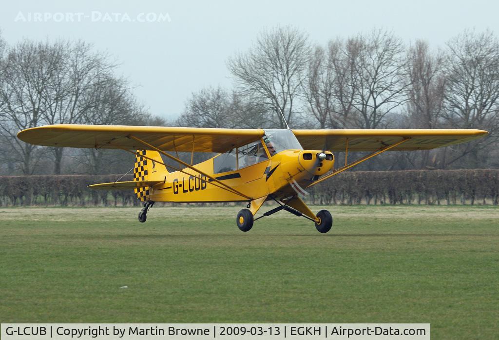 G-LCUB, 1959 Piper L-18C Super Cub (PA-18-95) C/N 18-1631, Very murky day.