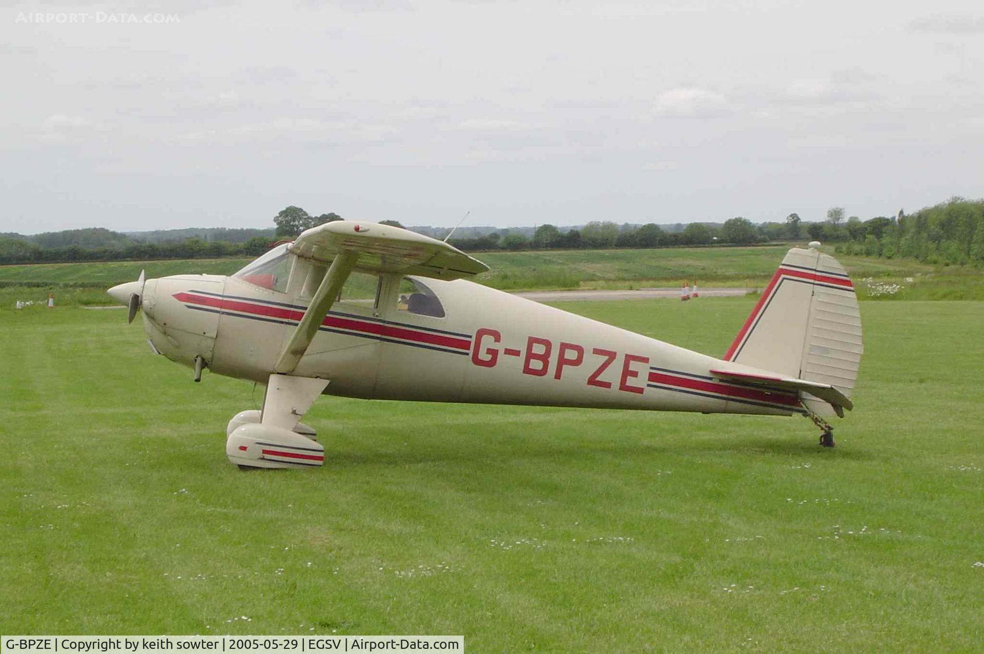 G-BPZE, 1946 Luscombe 8E Silvaire C/N 3904, Visitor