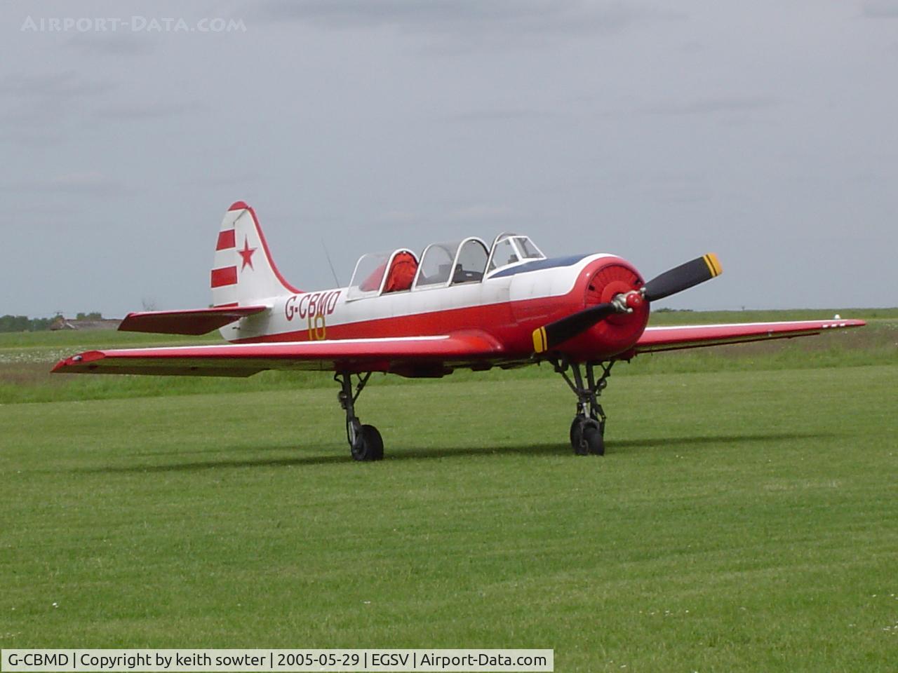 G-CBMD, 1982 Bacau Yak-52 C/N 822710, Visitor