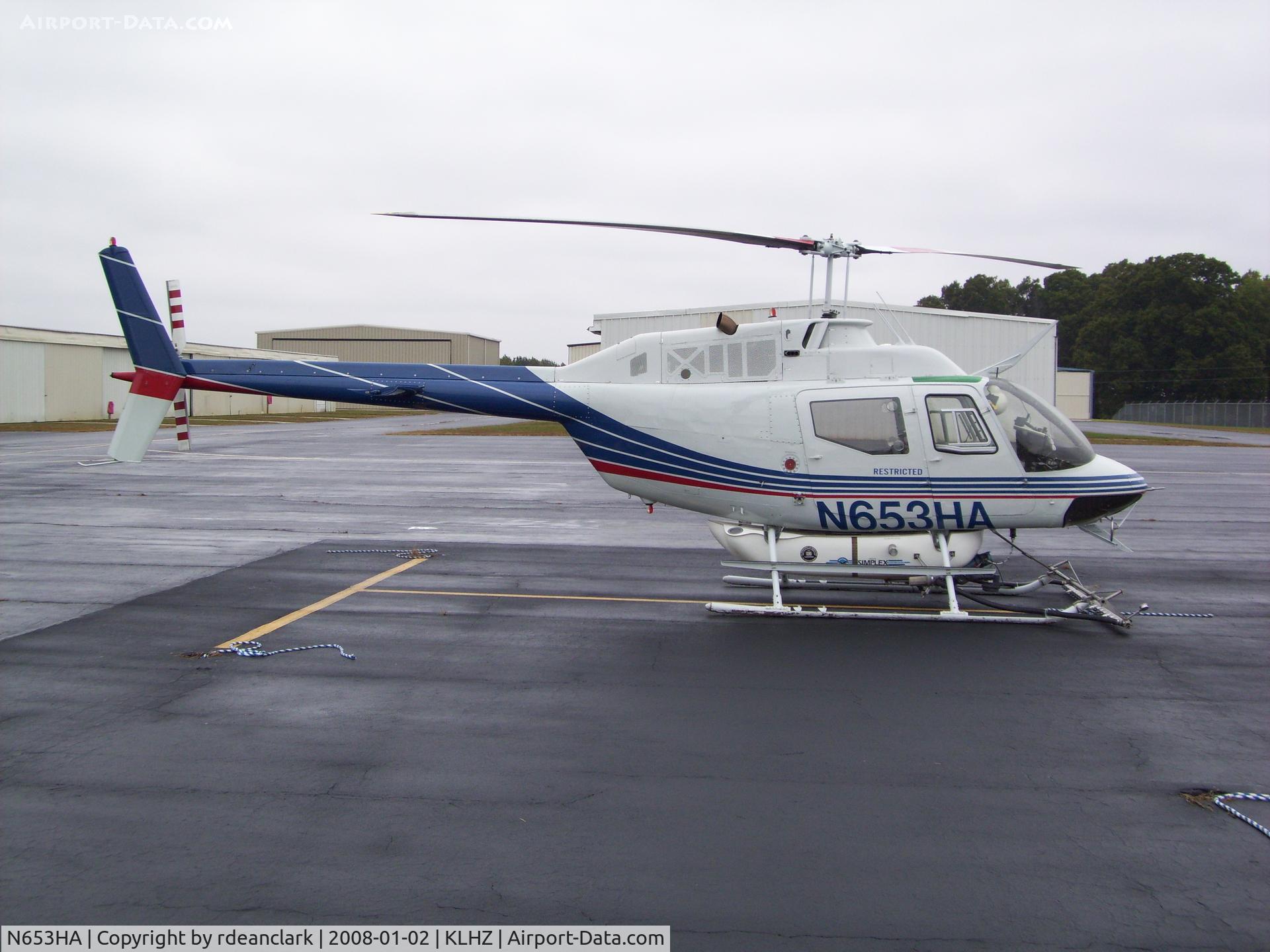 N653HA, 1971 Bell OH-58A C/N 71-20341, Bell